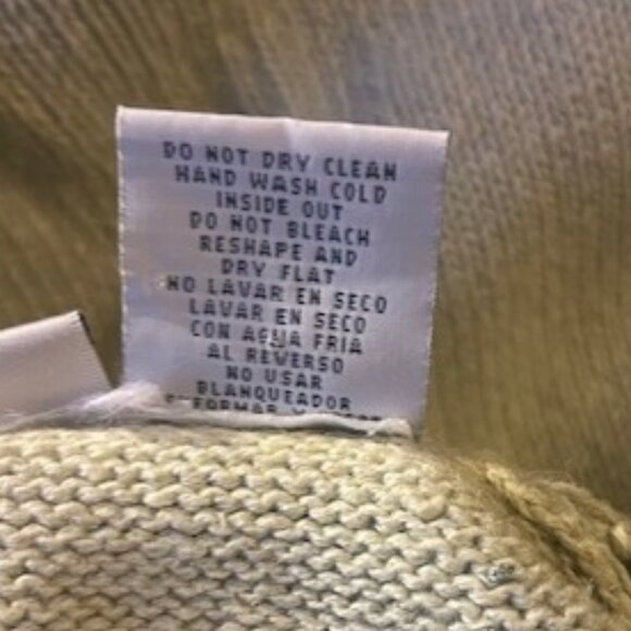 Women's Decorative Long Sleeve Sweater, Size M - Picture 5 of 6